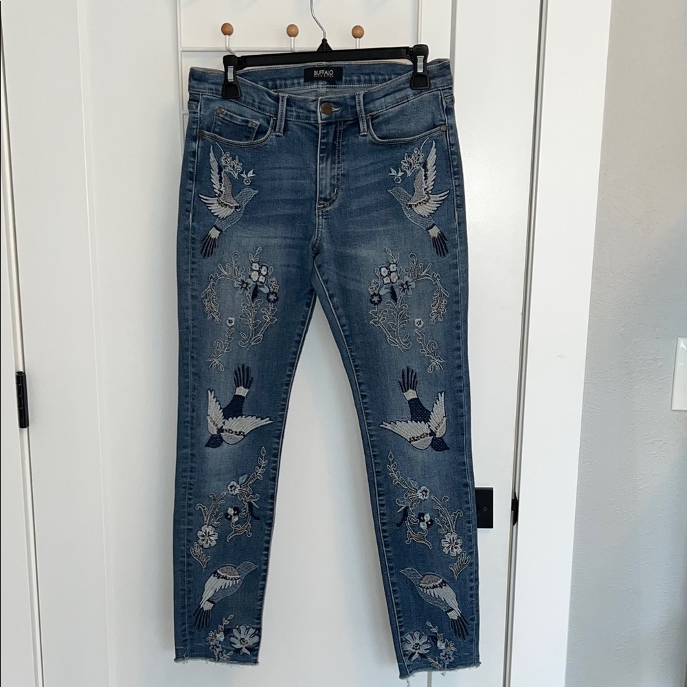 Buffalo David Bitton Faith Skinny embroidered jeans